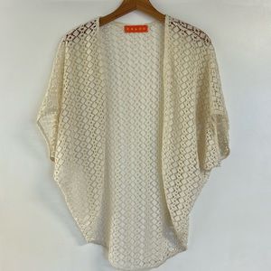 Cream colored Lace cardigan